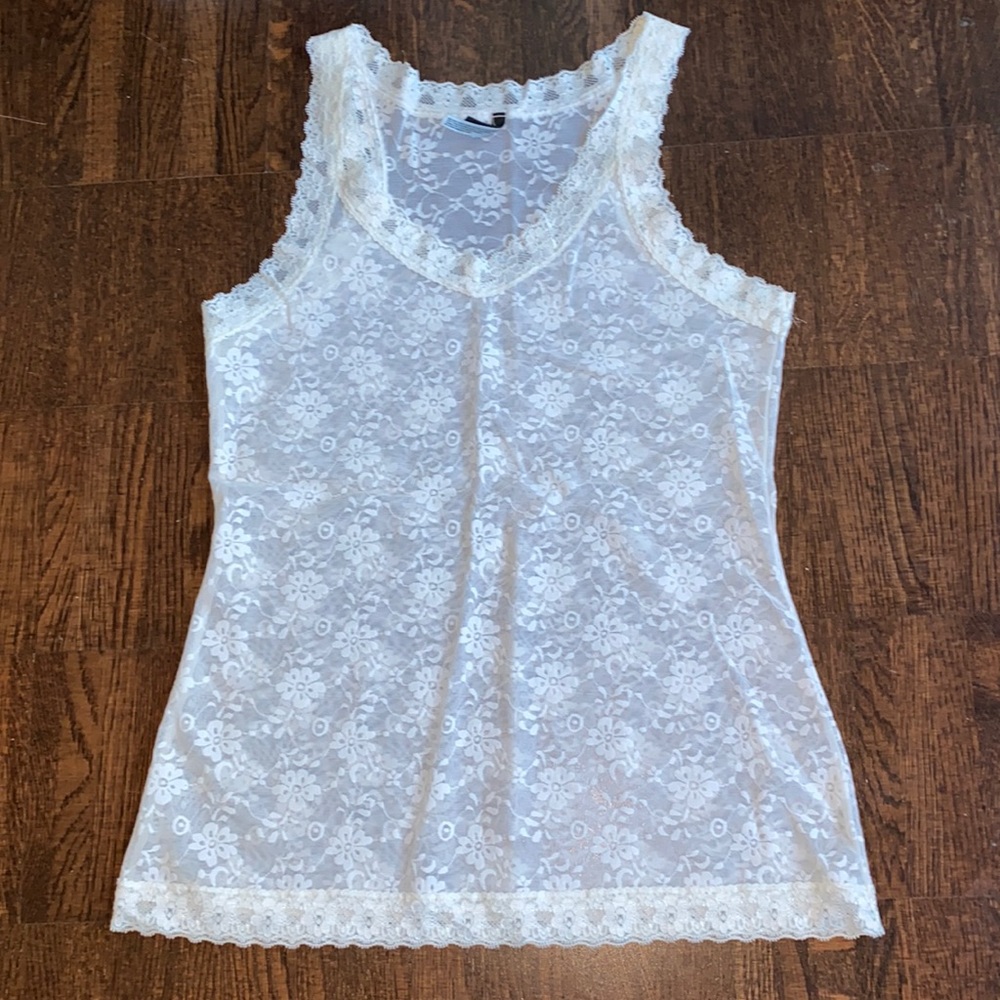 Express Intimates Floral Lace Tank